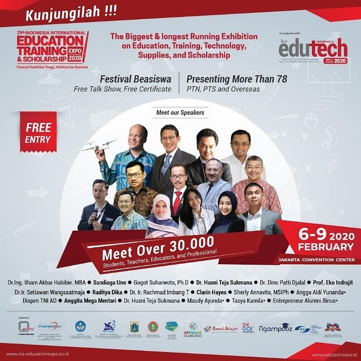 The 29th Indonesia International Education Training & Scholarship Expo