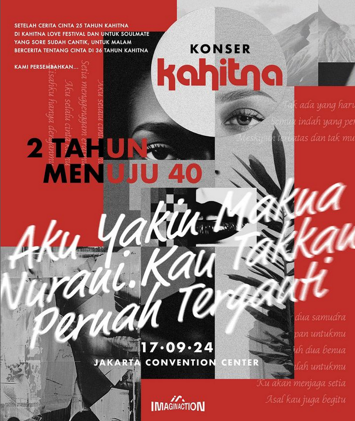 Konser Kahitna 2 Tahun Menuju 40 Tahun