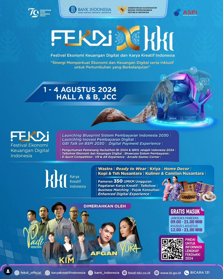 Festival Ekonomi Ekonomi Digital Indonesia 2024  X  Karya Kreatif Indonesia 2024