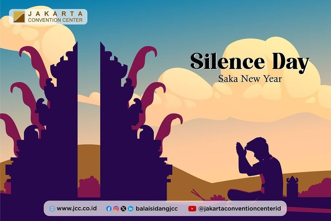 Silence Day 2025, Saka New Year 1947